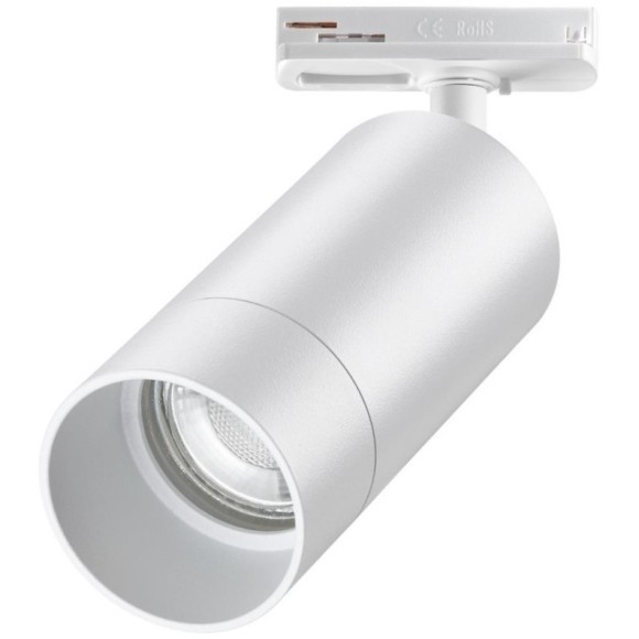 Однофазный двужильный трековый светильник Novotech 370860 SLIM под сменную лампу GU10