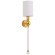 Бра Crystal Lux MIRABELLA AP1 GOLD/WHITE