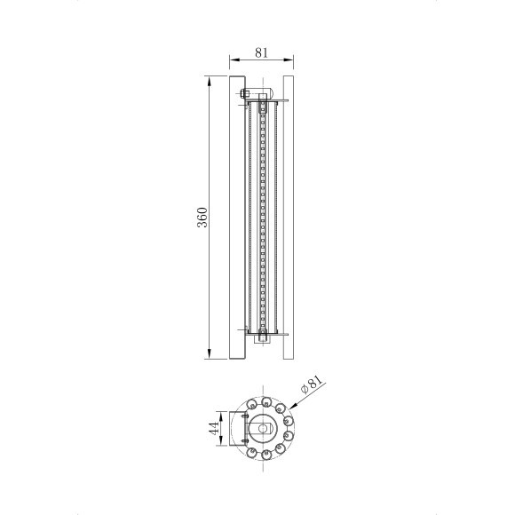 Бра Maytoni MOD410WL-L12CH3K Sonata светодиодная LED 12W