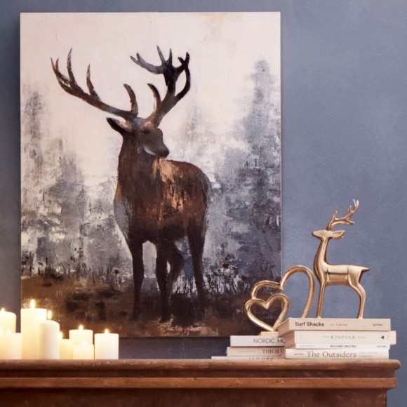 427129 BALIGUIAN BALIGIAN Статуэтка Олень L170, B60, H355, алюминий, золотой