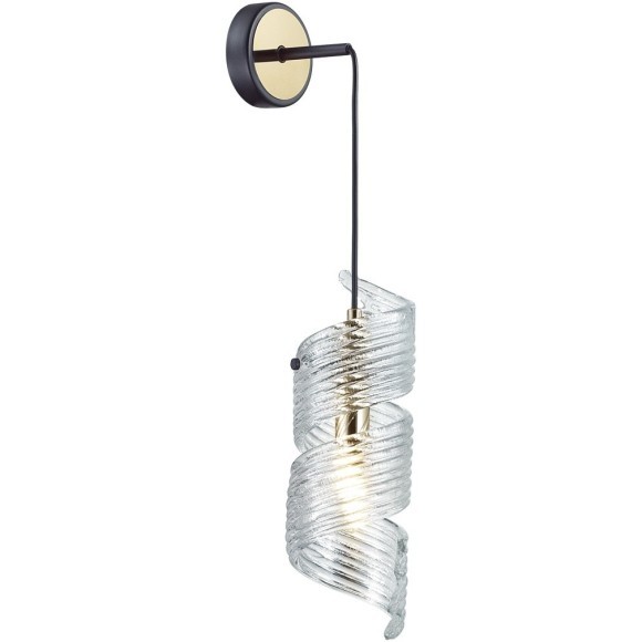 5439/1 MODERN ODL_EX25 87 черный/золото/металл/стекло Подвес/бра E14 1*40W FUSILLI