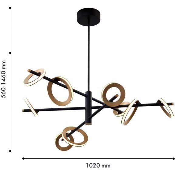 Потолочная люстра Jongleur 4322-9P Потолочная люстра Jongleur 4322-9P