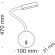 Бра светодиодное с выключателем Stem C035WL-L3W3K