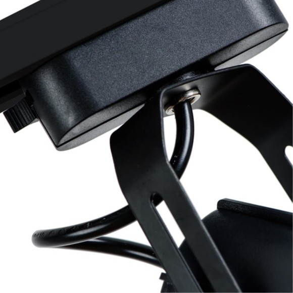 Однофазный двужильный трековый светильник Arte Lamp A6252PL-1BK LYRA под сменную лампу Е27