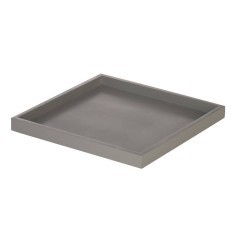 427099 Поднос декоративный COCHRANE, L260, B260, H20, дерево, серый 427099 Поднос декоративный COCHRANE, L260, B260, H20, дерево, серый