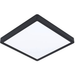 900281 Уличный настенно-потолочный светильник ARGOLIS 2, LED 20,5W, 2400lm, IP44, L285, B285, H30, сталь, черный/ пластик, белый