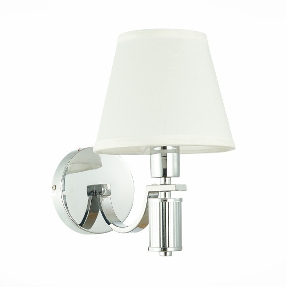 SLE111301-01 Светильник настенный Хром/Белый E14 1*40W MONZA SLE111301-01 Светильник настенный Хром/Белый E14 1*40W MONZA