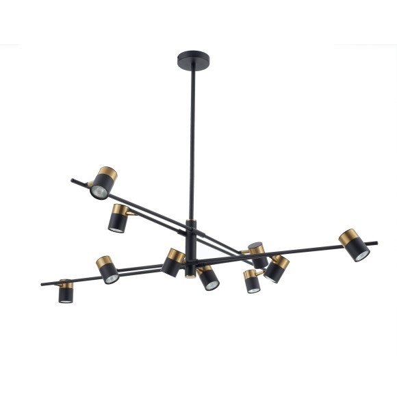 Потолочная люстра на штанге Enzo FR5201PL-10B