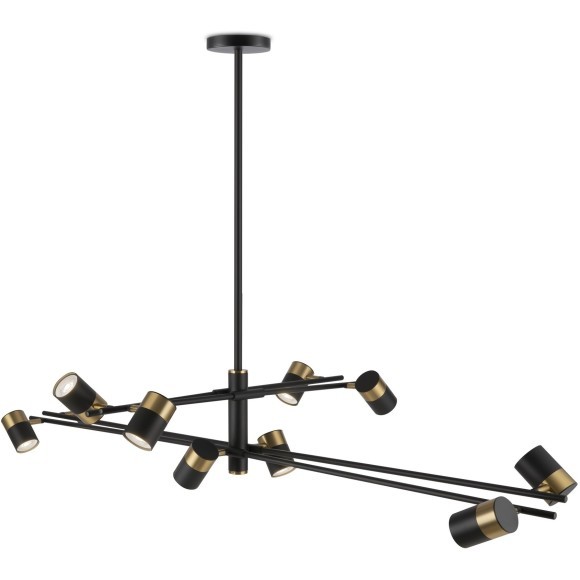 Потолочная люстра на штанге Enzo FR5201PL-10B