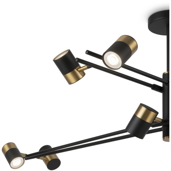 Потолочная люстра на штанге Enzo FR5201PL-10B