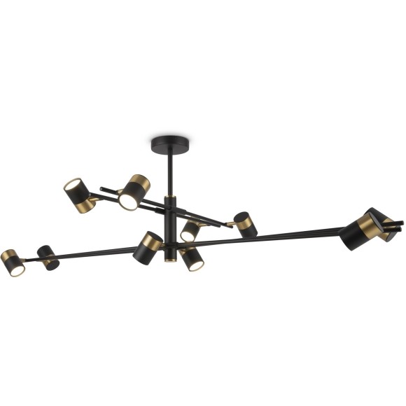 Потолочная люстра на штанге Enzo FR5201PL-10B