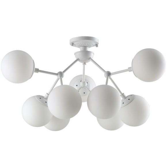 Светильник потолочный Crystal Lux MEDEA PL9 WHITE