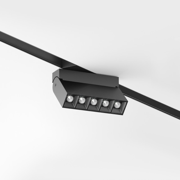 TR077-2-10W4K-B Трековый магнитный светодиодный светильник Maytoni Gravity CRI90+ 4000К 553Лм 30° 10Вт