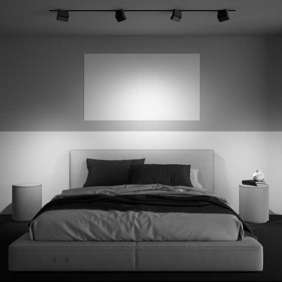 TR077-2-10W4K-B Трековый магнитный светодиодный светильник Maytoni Gravity CRI90+ 4000К 553Лм 30° 10Вт