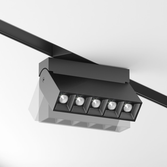 TR077-2-10W4K-B Трековый магнитный светодиодный светильник Maytoni Gravity CRI90+ 4000К 553Лм 30° 10Вт