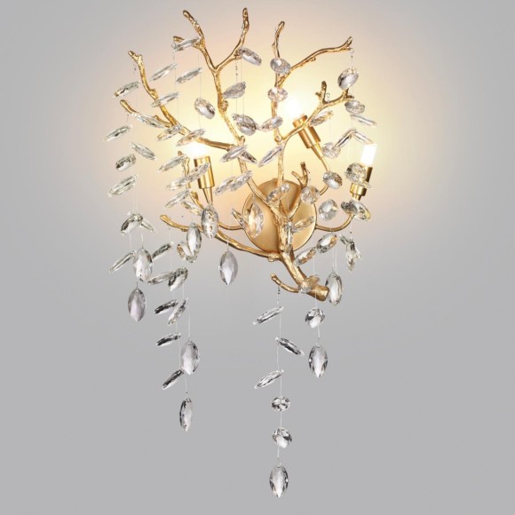 4969/3W HALL ODL24 521 античн.бронза/алюмин./хрусталь Бра G9 3*40W DELICA 4969/3W HALL ODL24 521 античн.бронза/алюмин./хрусталь Бра G9 3*40W DELICA