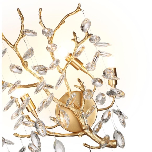 4969/3W HALL ODL24 521 античн.бронза/алюмин./хрусталь Бра G9 3*40W DELICA 4969/3W HALL ODL24 521 античн.бронза/алюмин./хрусталь Бра G9 3*40W DELICA