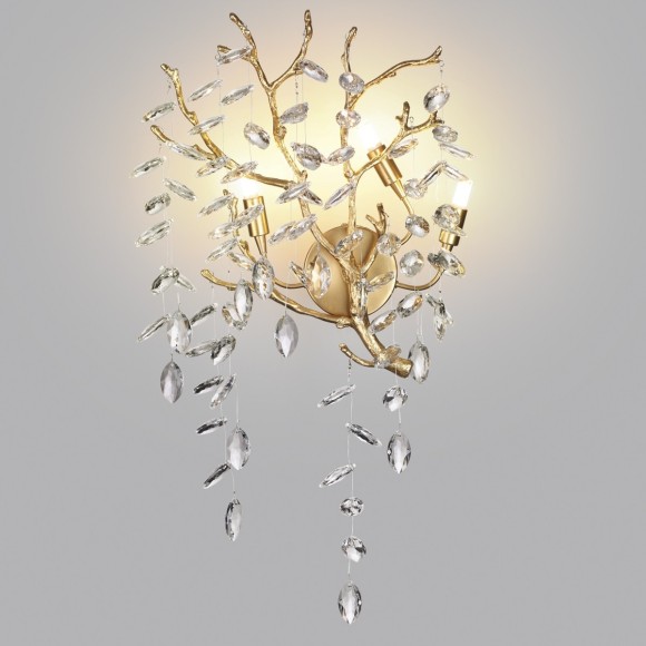 4969/3W HALL ODL24 521 античн.бронза/алюмин./хрусталь Бра G9 3*40W DELICA 4969/3W HALL ODL24 521 античн.бронза/алюмин./хрусталь Бра G9 3*40W DELICA