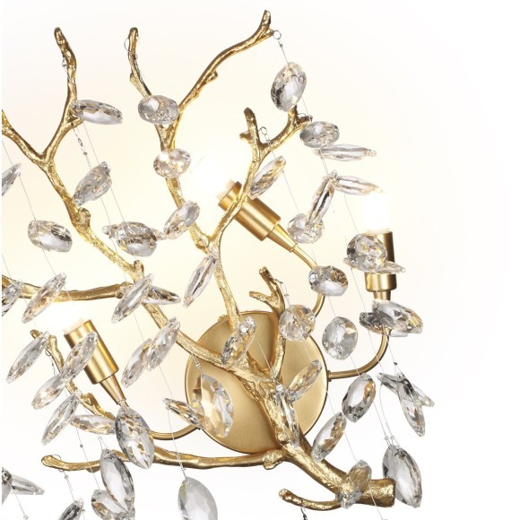 4969/3W HALL ODL24 521 античн.бронза/алюмин./хрусталь Бра G9 3*40W DELICA 4969/3W HALL ODL24 521 античн.бронза/алюмин./хрусталь Бра G9 3*40W DELICA