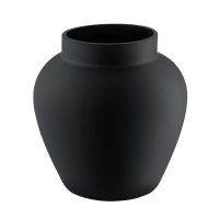421206 ASINDRO Декоративная ваза стекло черный H195, ø180