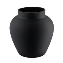 421206 ASINDRO Декоративная ваза стекло черный H195, ø180
