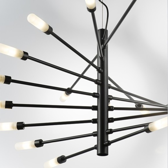 Люстра паук Lightstar 733187 Ragno под лампы G9 720W