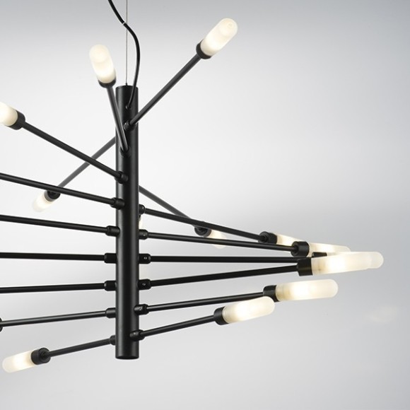 Люстра паук Lightstar 733187 Ragno под лампы G9 720W