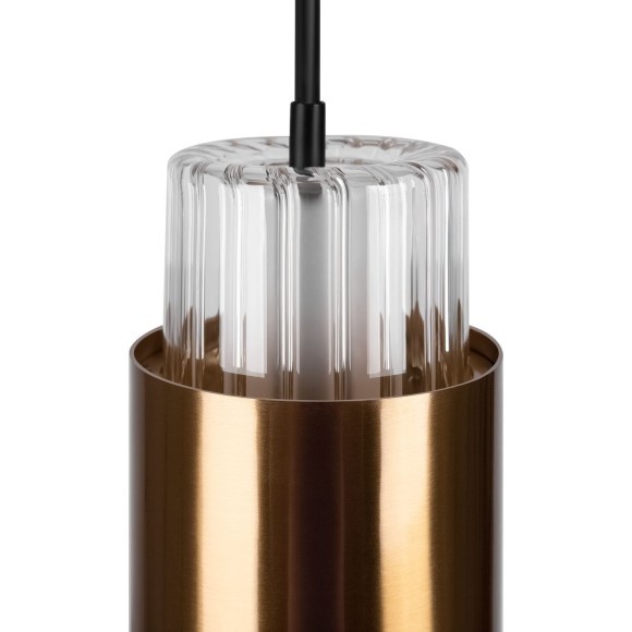 Подвесной светильник цилиндр Freya FR4002PL-01G Botello под лампу 1xE14 40W