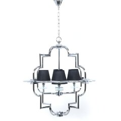 Подвесная люстра Baltimore LDP 8020-4 CHR+BK Подвесная люстра Baltimore LDP 8020-4 CHR+BK