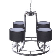 Хрустальная подвесная люстра Lumina Deco Redford LDP 6602-4 Хрустальная подвесная люстра Lumina Deco Redford LDP 6602-4