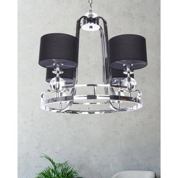 Хрустальная подвесная люстра Lumina Deco Redford LDP 6602-4