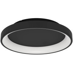 901251  Светод потолочн свет-к LORETELLO, 12W(LED), Ø350, пластик, сталь, черный, 2700-6500K, 1440lm