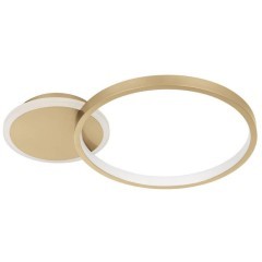 900423 Потолочный светильник GAFARES, LED 15W, 2100lm, L405, B290, H55, алюминий, сталь, золотой, белый/пластик, белый