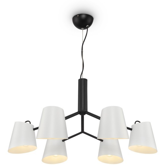 Люстра подвесная Freya FR5127PL-06B Nordic под лампы 6xE14 40W