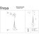 Хромированный подвесной светильник с 10 лампами G9 и прозрачными стеклянными плафонами Freya Eatery FR5488PL-10CH