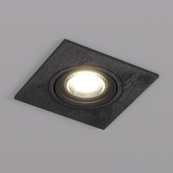 DK3021-BK Встраиваемый светильник IP20 макс 10Вт GU5.3 черный пластик