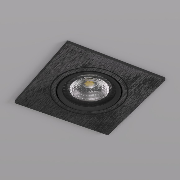 DK3021-BK Встраиваемый светильник IP20 макс 10Вт GU5.3 черный пластик