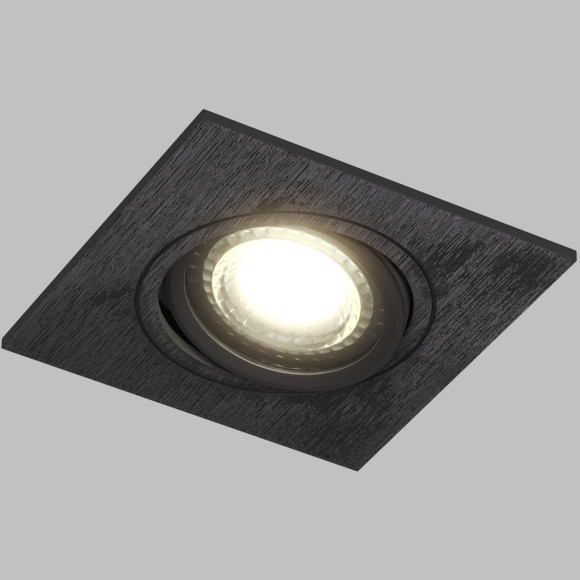 DK3021-BK Встраиваемый светильник IP20 макс 10Вт GU5.3 черный пластик