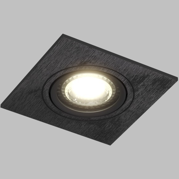 DK3021-BK Встраиваемый светильник IP20 макс 10Вт GU5.3 черный пластик