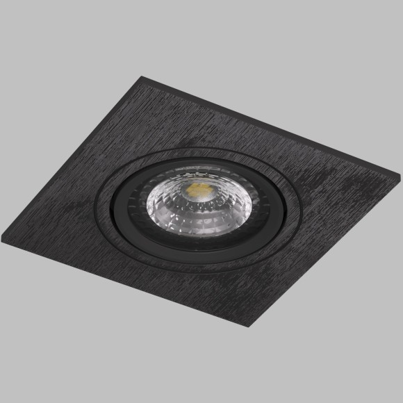 DK3021-BK Встраиваемый светильник IP20 макс 10Вт GU5.3 черный пластик