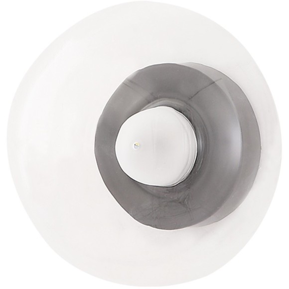Бра Crystal Lux BOSQUE AP1 BLACK/TRANSPARENT