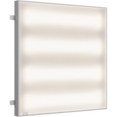 STP-G-1001-P-36-4K-40 Св-к ДВО ST Luce STANDART IP40 590*590*40мм 36Вт 4200лм 4000К призма(Грильято) Коммерческое освещение