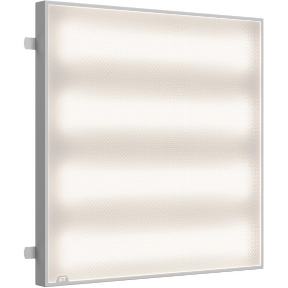 STP-G-1001-P-36-4K-40 Св-к ДВО ST Luce STANDART IP40 590*590*40мм 36Вт 4200лм 4000К призма(Грильято) Коммерческое освещение