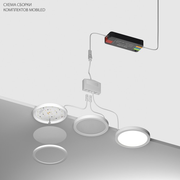 Комплект со светильником Mobiled 12V 20W 1000LM Mobiled Lightstar 036530-4