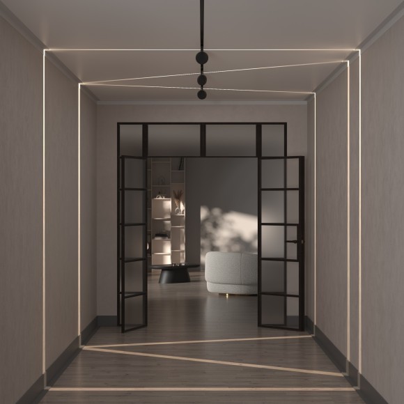 TR090-2-6W4K-B Трековый магнитный светодиодный светильник Maytoni Exility CRI90+ 4000К 30Лм 180° 6Вт TR090-2-6W4K-B Трековый магнитный светодиодный светильник Maytoni Exility CRI90+ 4000К 30Лм 180° 6Вт