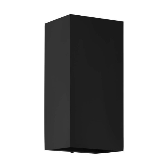 900189 Уличный настенный светильник EREMITANA, LED GU10, 2X2,8W, 2X250lm, IP55, L110, H240, A110, сталь с цинковым покрытием, черный 900189 Уличный настенный светильник EREMITANA, LED GU10, 2X2,8W, 2X250lm, IP55, L110, H240, A110, сталь с цинковым покрытием, черный