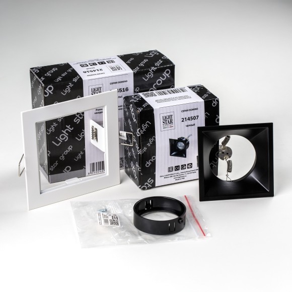 Комплект со светильником Domino Lightstar D51607BMOD