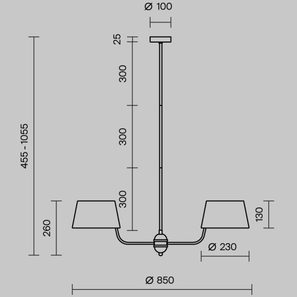 Подвесной светильник Maytoni Modesto MOD360PL-06B Подвесной светильник Maytoni Modesto MOD360PL-06B