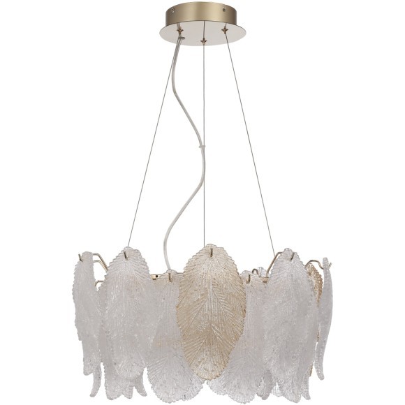 SL6135.203.01 Светильник подвесной ST-Luce золото/прозрачный, янтарный LED 1*30W 3000K LIGHTSOME