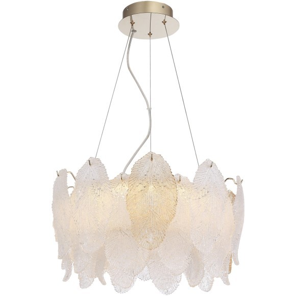 SL6135.203.01 Светильник подвесной ST-Luce золото/прозрачный, янтарный LED 1*30W 3000K LIGHTSOME